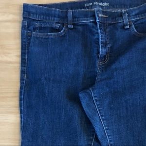 Slim straight jeans size 16